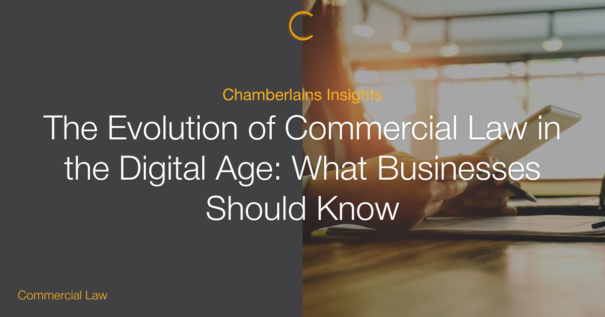 The Evolution of Commercial Law in the Digital Age: What Businesses ...